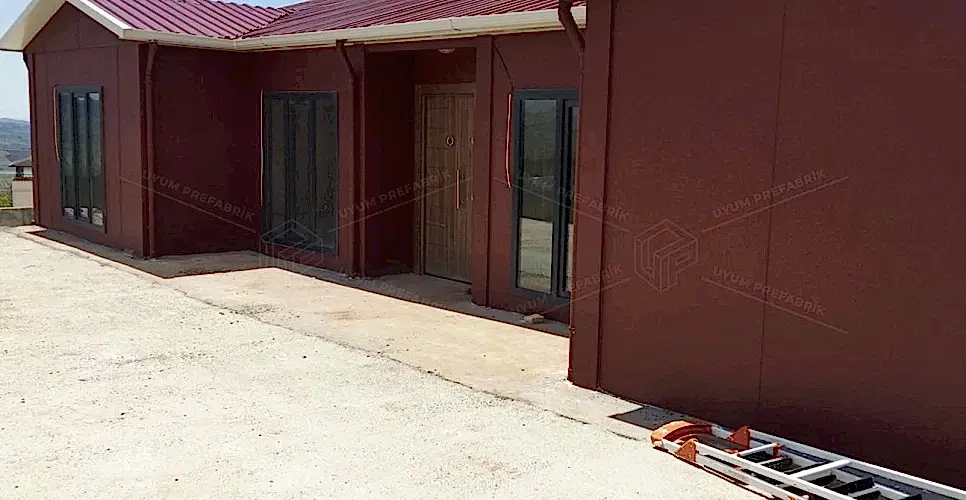 130m² Prefabrik Ev Binası 