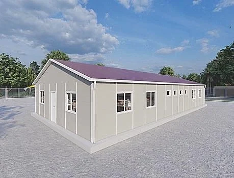 159m² Prefabrik Yatakhane Binası