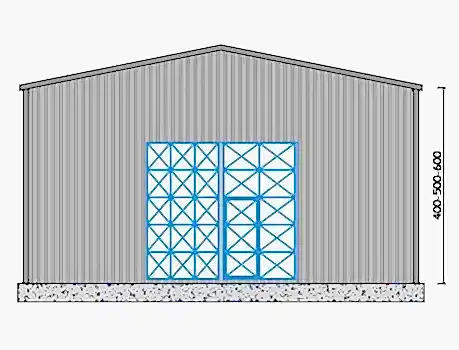 200m² Çelik Hangar Binası 