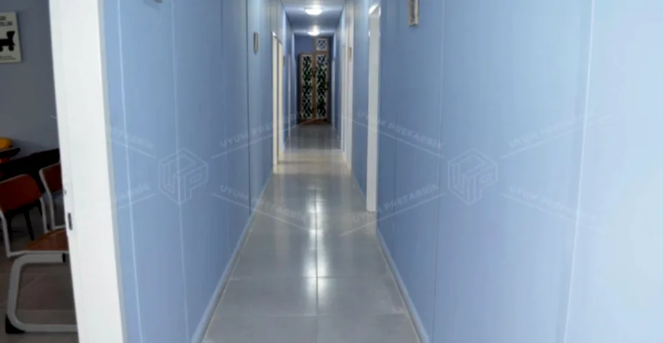 203m² Prefabrik Okul Binası 