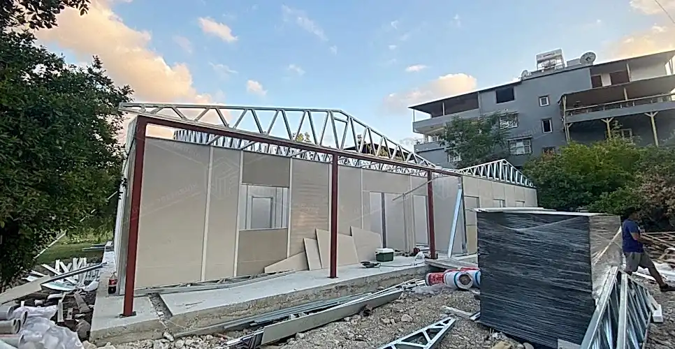 203m² Prefabrik Okul Binası 