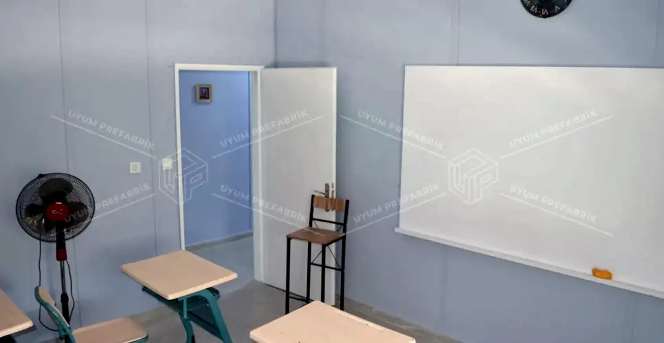 203m² Prefabrik Okul Binası 