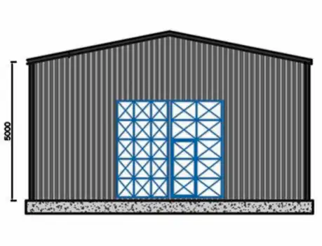 300m² Çelik Hangar Binası 