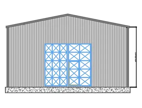 400m² Çelik Hangar Binası 