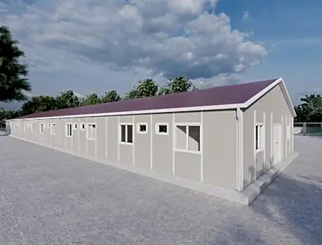 464m² Prefabrik Yatakhane Binası