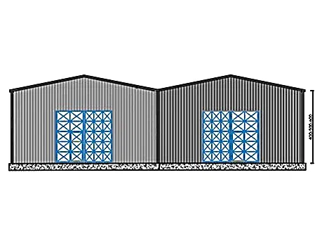 600m² Çelik Hangar Binası 