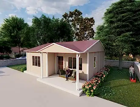 62m² Kartepe Tek Katlı Prefabrik Ev 