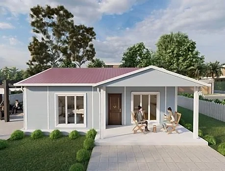 74m² Uzungöl Tek Katlı Prefabrik Ev 