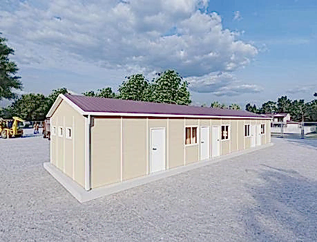 99m² Prefabrik Yatakhane Binası