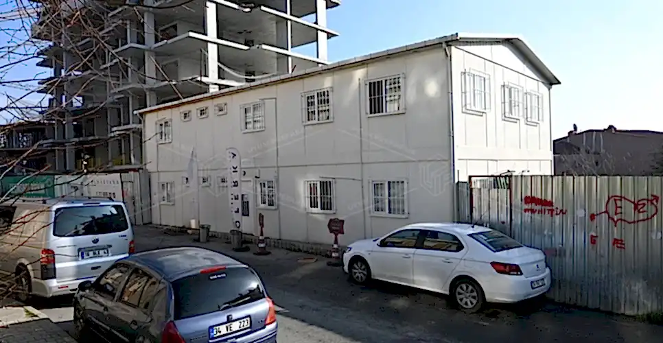 İki Katlı Prefabrik Ofis Binası 