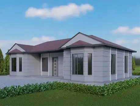 UP205 Ayder 110m² Tek Katlı Çelik Ev 
